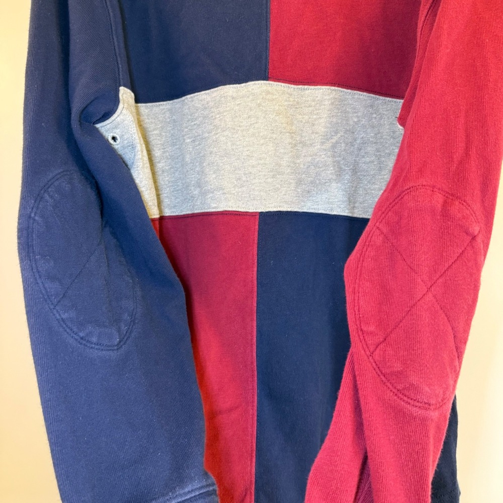 J Crew Mens Rugby Shirt‎ Long Sleeve Color Block Collared Size M - Picture 5 of 10